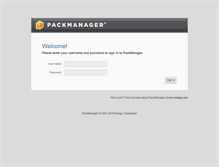 Tablet Screenshot of packmanager.nulogy.net